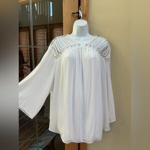 Chico’s BLACK LABEL ladies tunic. EUC.